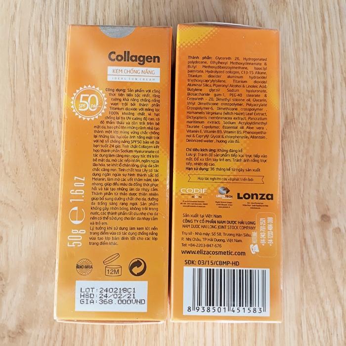 KEM NỀN CHỐNG NẮNG COLLAGEN 50 ML