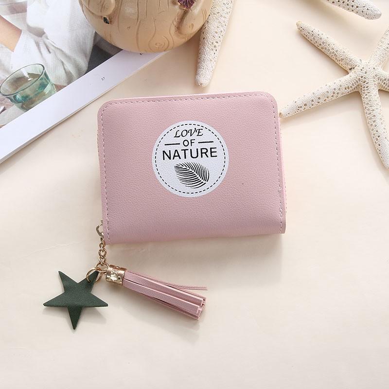 Ví nature, bóp nữ, bóp thời trang ngắn cầm tay sang trọng + Tặng thẻ tích điểm nhận quà.