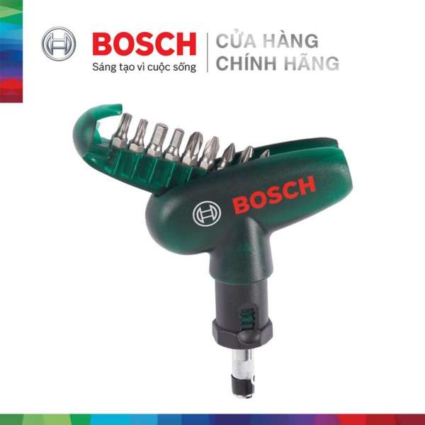 Bộ mũi vặn vít cầm tay Bosch 10 món 2607019510