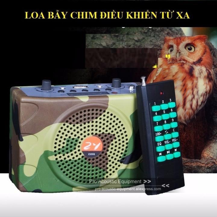 Loa bẫy chim E-898 điều khiển xa 1000m