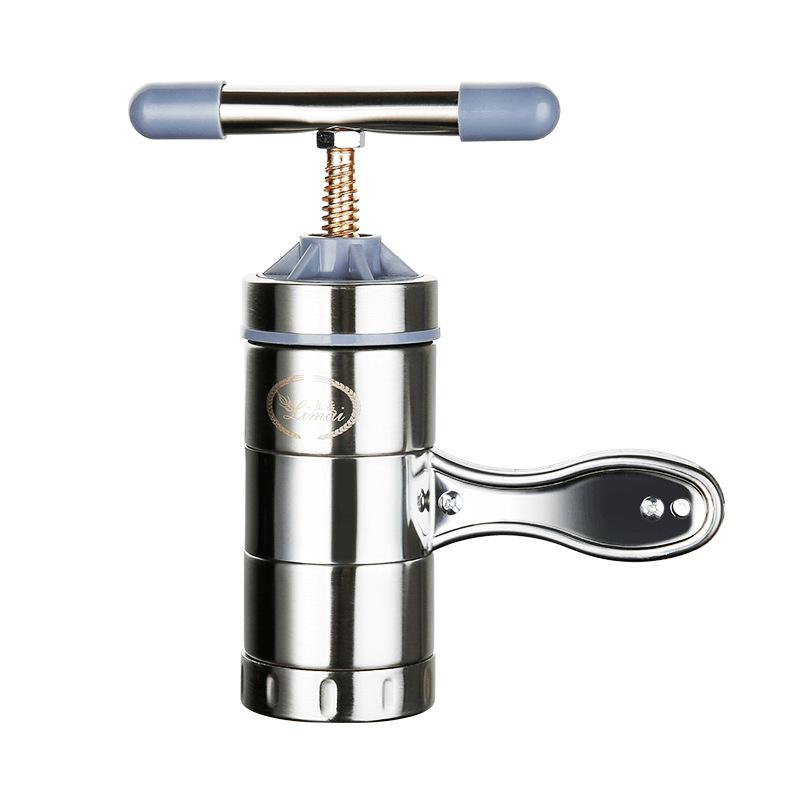 Máy ép mì, bún tươi, ép hoa quả 5 đầu INOX
