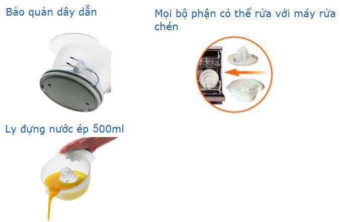 (BH 24 tháng TOÀN QUỐC)Máy vắt cam Philips HR2738