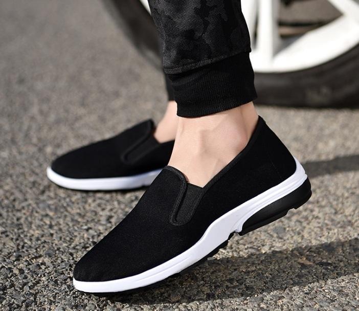 [HCM]Giày nam slip on vải trơn SM028
