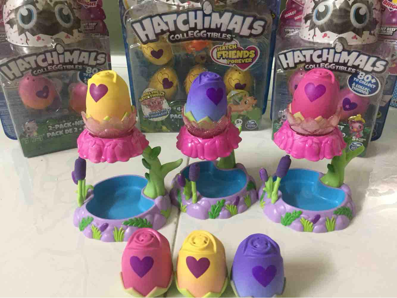 Combo 3 nhà hoa Hatchimals chính hãng kèm trứng Spin Master