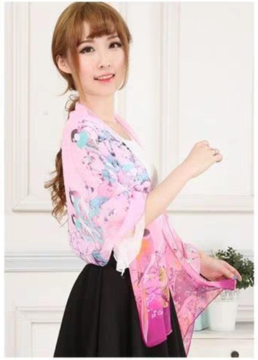 [HCM]Khăn choàng nữ voan lụa thời trang Hàn Quốc