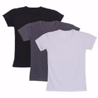 Bộ 3 áo thun nữ cổ tròn xinh xắn