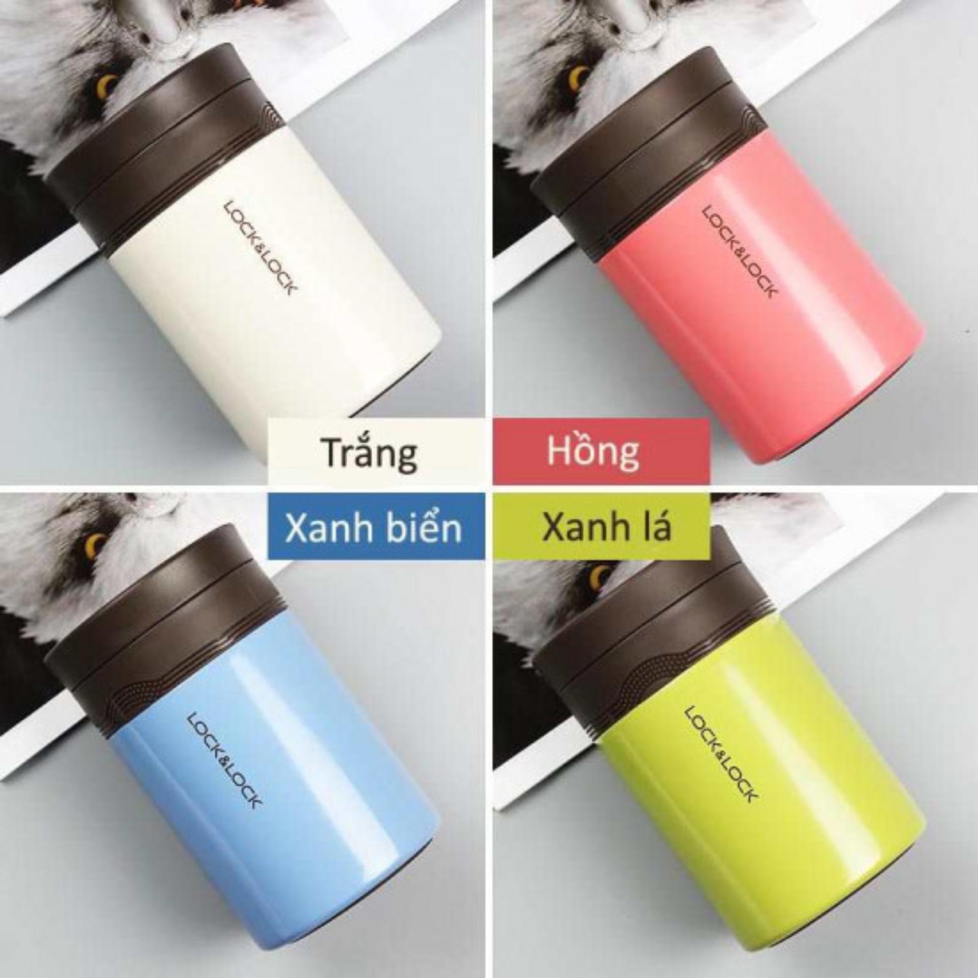 [HCM]bình ủ cháo và giữ nhiệt lock lock 500ml xanh lá