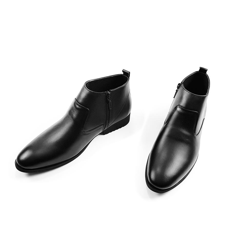 Chelsea Boot Nam Giày Boot Nam Cổ Lửng Da Bò Ensado CL0713 (Đen - Nâu)