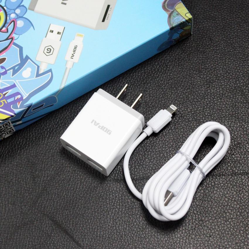 Bộ cáp sạc 2 cổng 90PAI PB-05 dành cho iPhone
