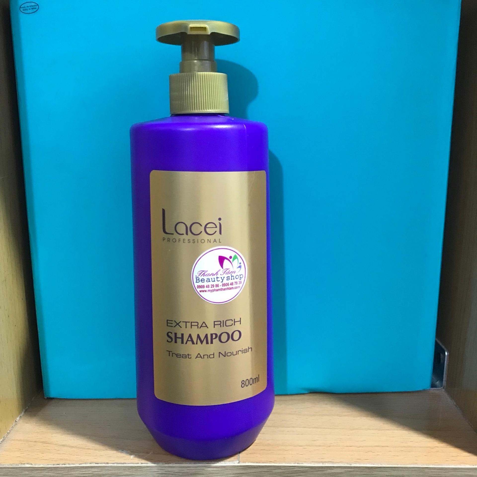 [HCM]Dầu gội Extra Rich Shampoo Lacei 800ml