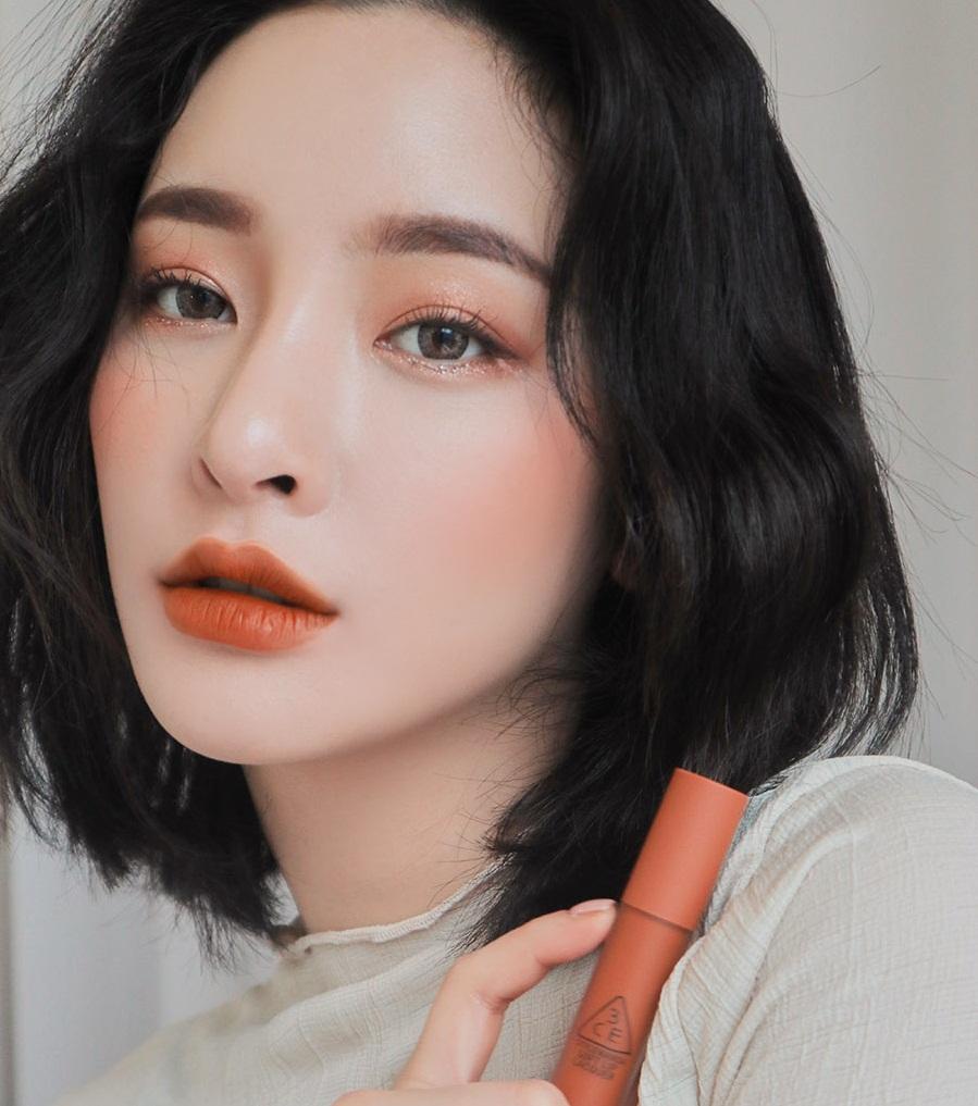 [HOT NEW 2018] Son Kem Lì 3CE Soft Lip Lacquer #Tawny Red - Tone Cam Đất