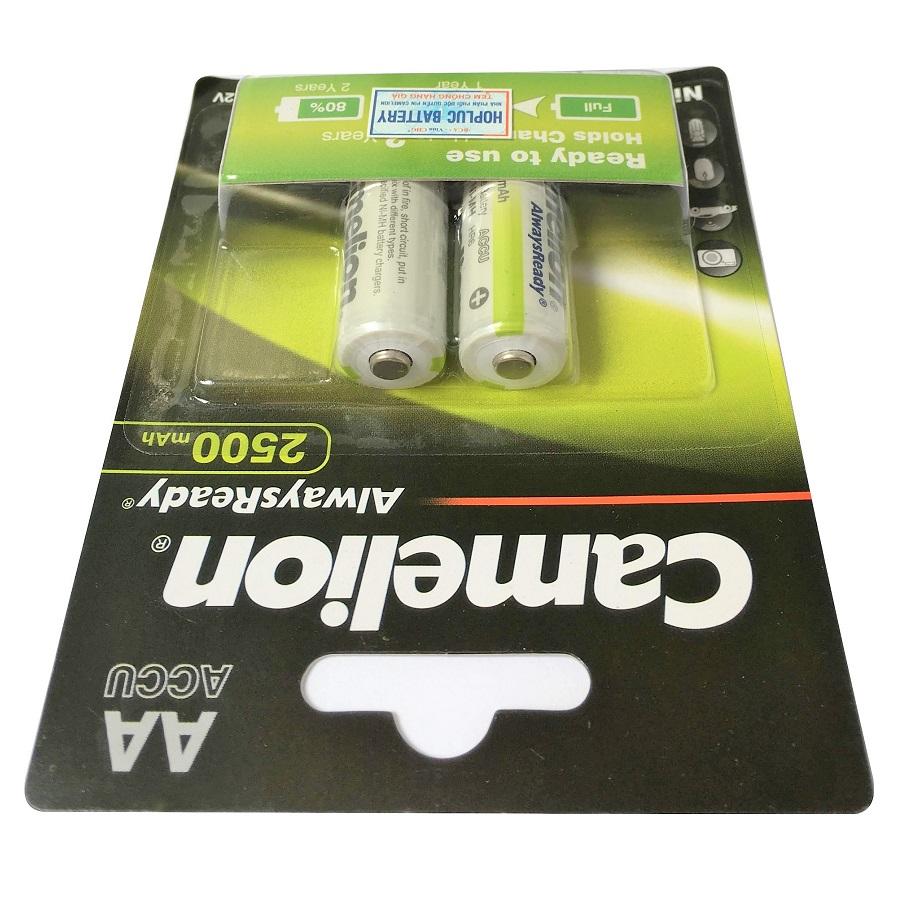 [Chính Hãng] Pin Sạc Camelion AA 2500mAh Always Ready 1.2V