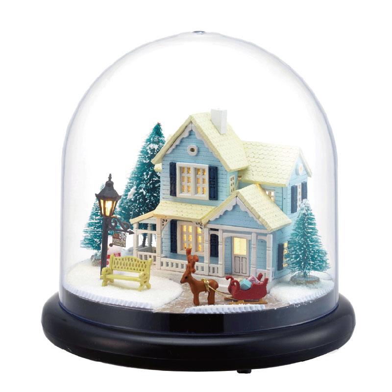 Diy doll house - music box -nordic fairy table b025