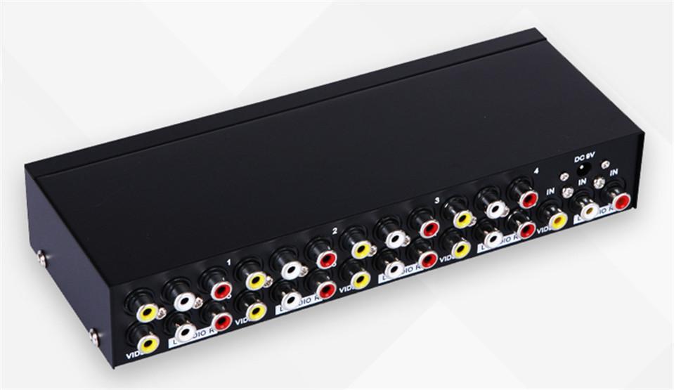 Bộ chia tín hiệu AV 1 ra 8 - 108AV (Đen)