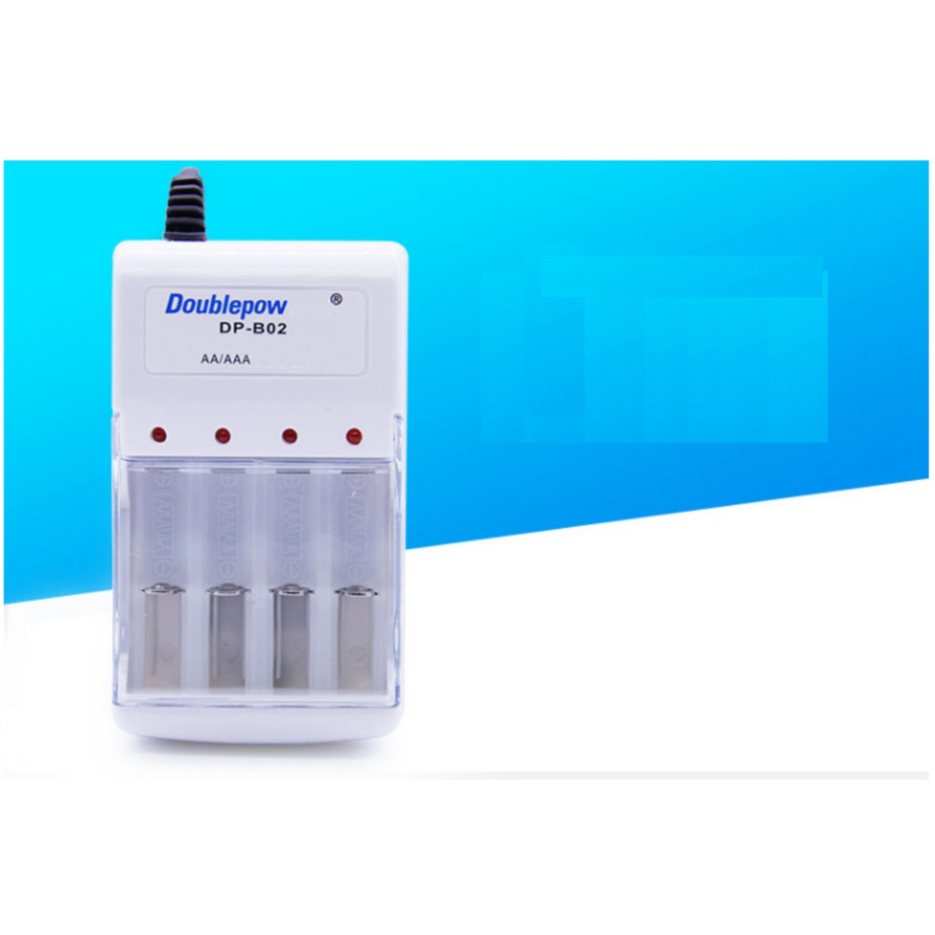 Bộ sạc pin tiểu AA, AAA Doublepow DP-B02 - hàng nhập khẩu