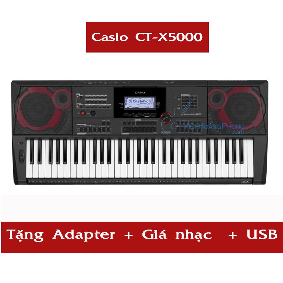 Trả góp 0% Đàn Organ Casio CT-X5000 kèm USB + AD + Giá nhạc  CTX5000  -