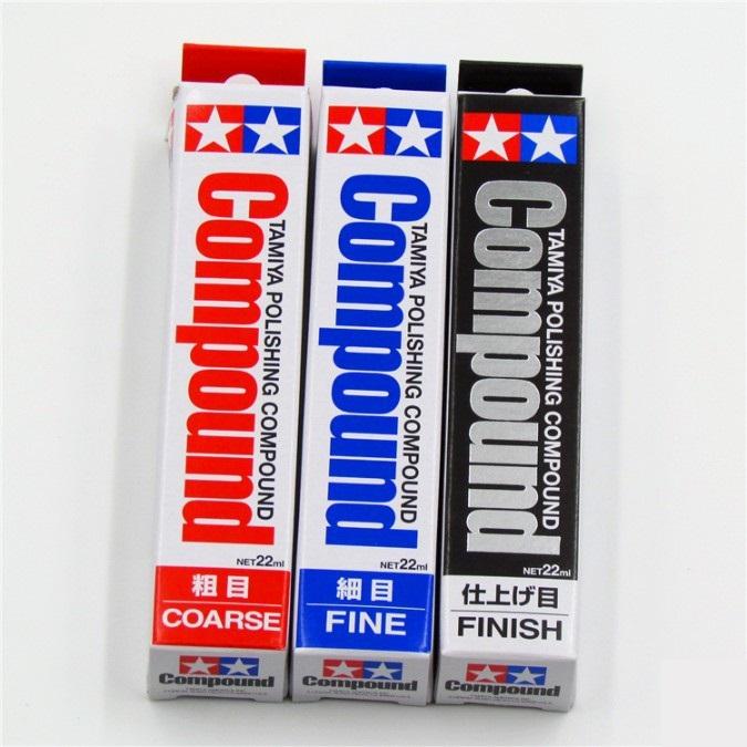 Gel đánh bóng - Tamiya Polishing Compound Coarse/Fine/Finish