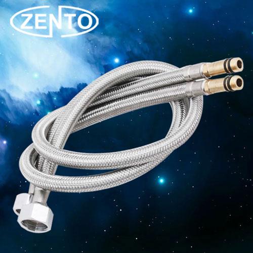 [HCM]BỘ 2 DÂY CẤP NƯỚC INOX ZENTO ZDC403