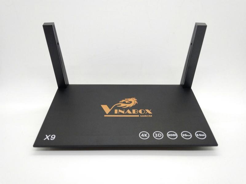 Android Tivi Box VINABOX X9 (Android 7.1, Voice Search) + Tặng VIPCODE HDPlay - Phân phối bởi Miracles Company