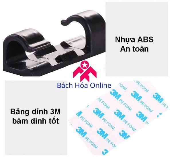 Vỉ 20 nút giữ dây điện