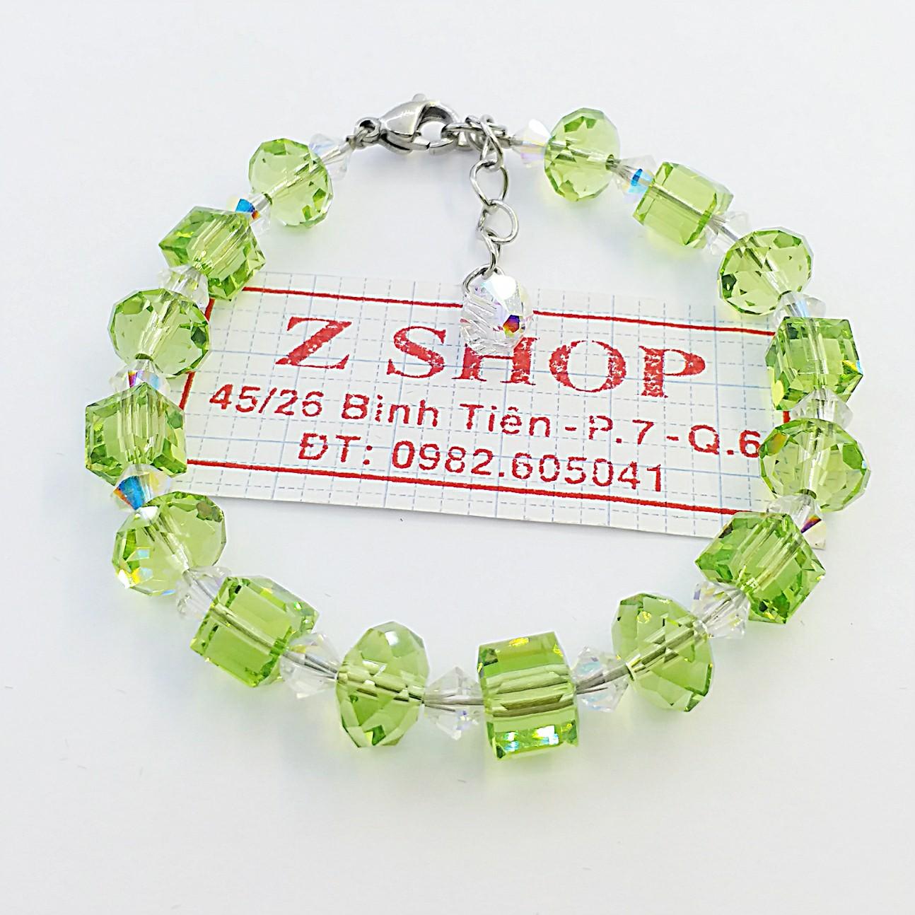 Vòng tay nữ pha lê lấp lánh sang trọng LT024