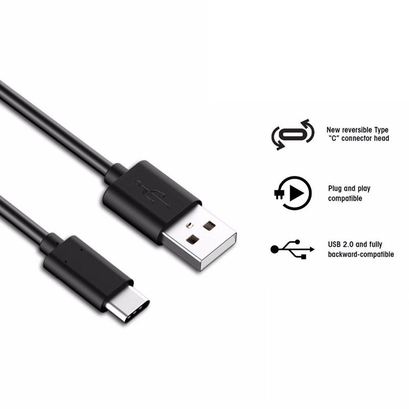 Cáp USB Type C 1m2 Dành Cho Samsung Galaxy S8/S8+ (Đen)