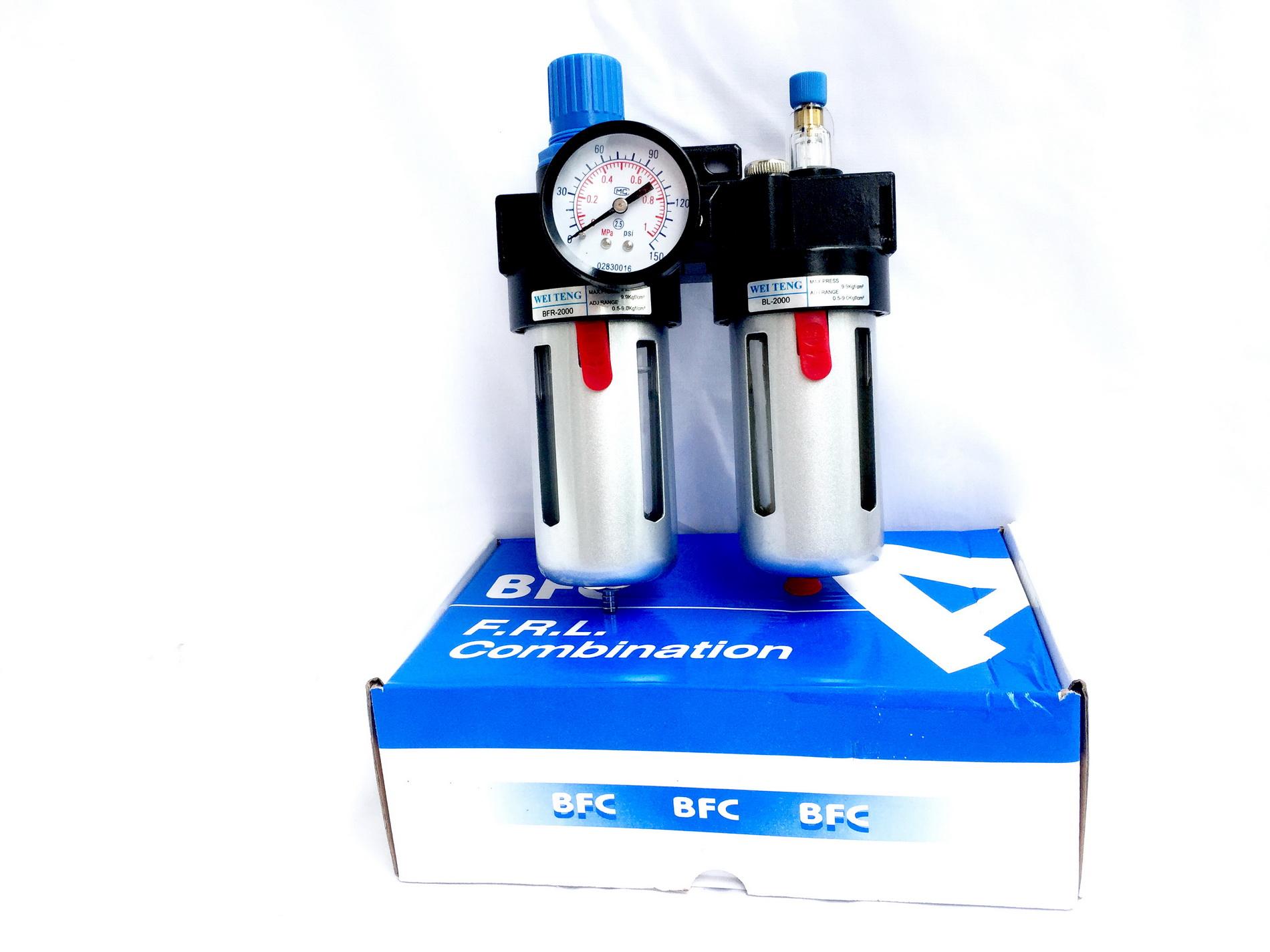 LỌC ĐÔI HƠI KHÍ NÉN CÓ ĐIỀU ÁP  AIRTAC BFC 2000 - REN 13MM