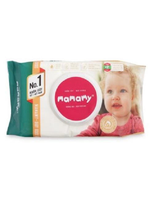 [HCM]Khăn ướt Mamamy không mùi 100 tờ