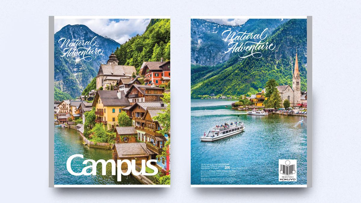 Vở KN Campus có chấm Adventure 200 trang (Lốc 5 quyển)