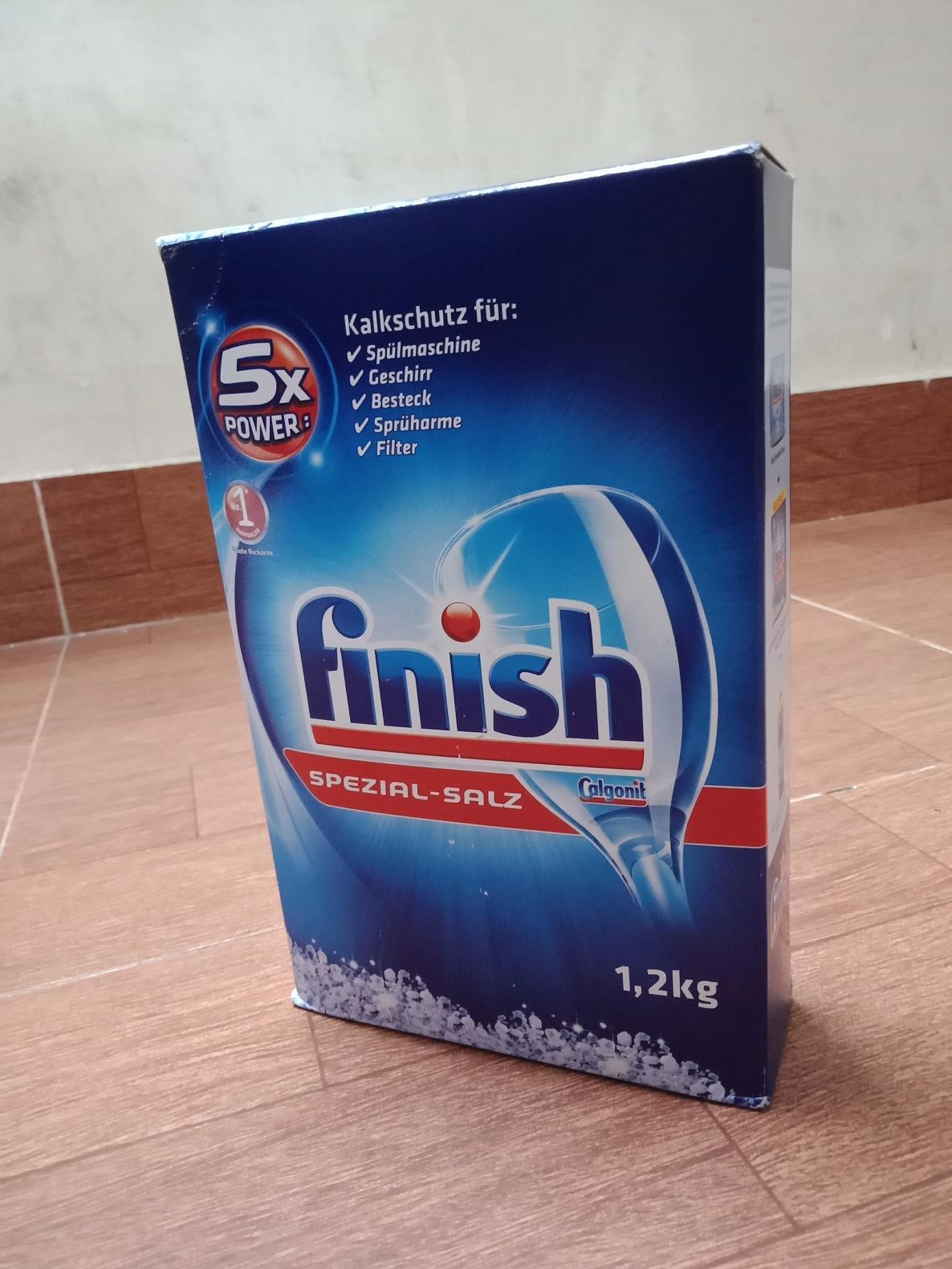 Muối rửa bát Finish 1,2kg dùng cho máy