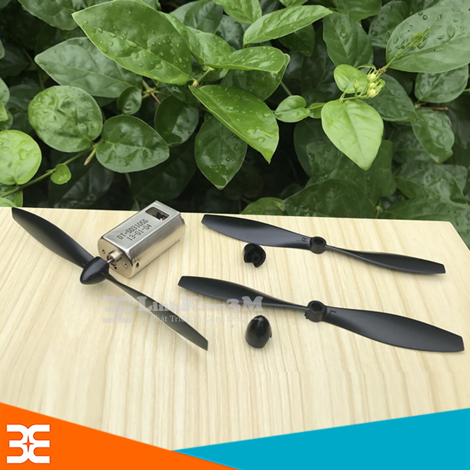 Bộ 2 cánh máy bay 108mm lỗ 2mm thuận nghịch