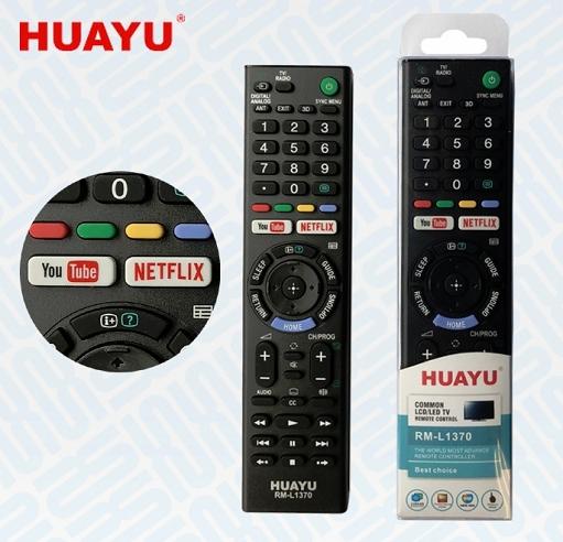 REMOTE ĐIỀU KHIỂN TIVI SONY SMART HUAYU RM-L1370 dieu khien tv sony RM-L1370