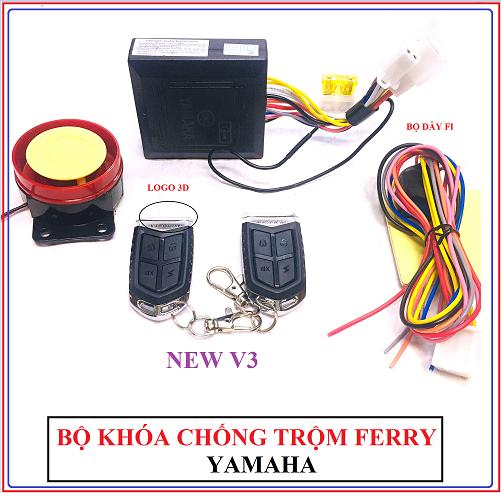 [ V3 ] Bộ khóa chống trộm 2 remote Ferry Yamaha