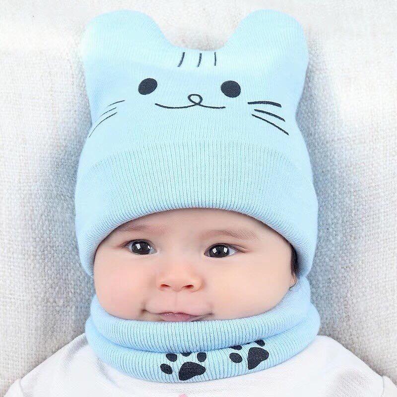 Mũ len cao cấp cho bé từ 6 tháng - 4 tuổi.
