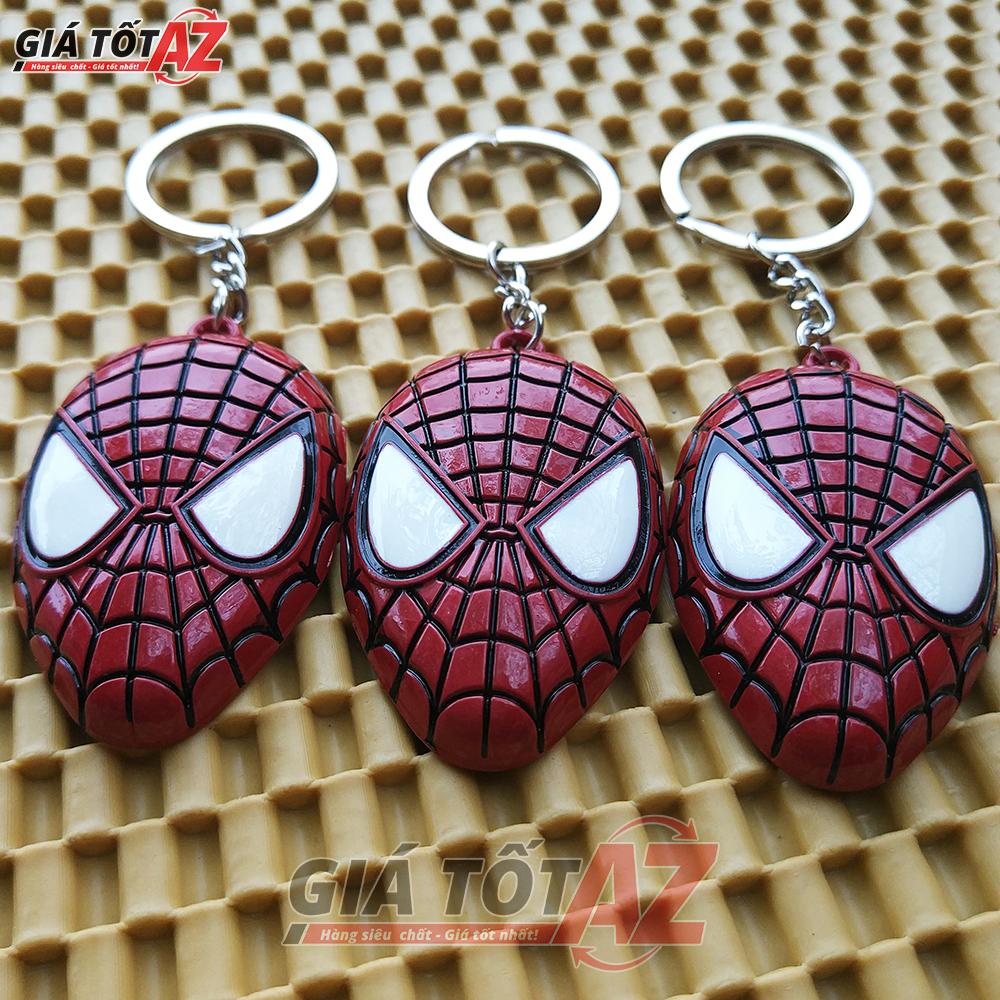 Móc treo chìa khóa mẫu Marvel Spider Man 3D cực đẹp