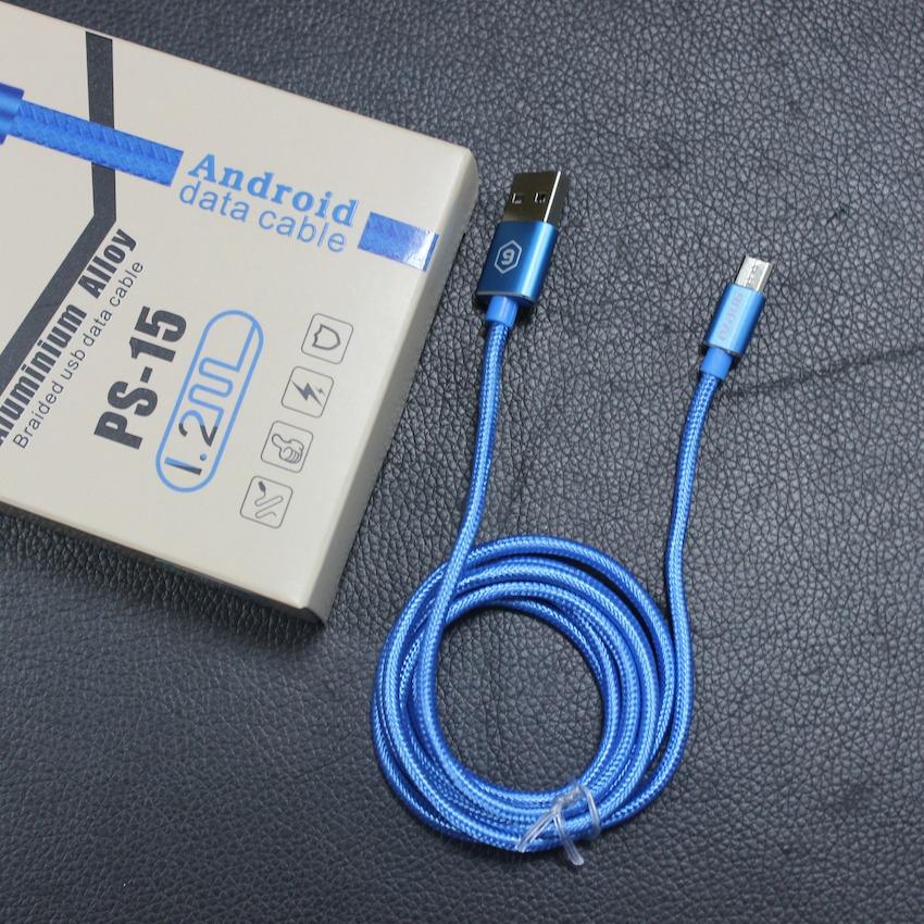 Cáp sạc MicroUSB dài 1.2m 90PAI PS-15