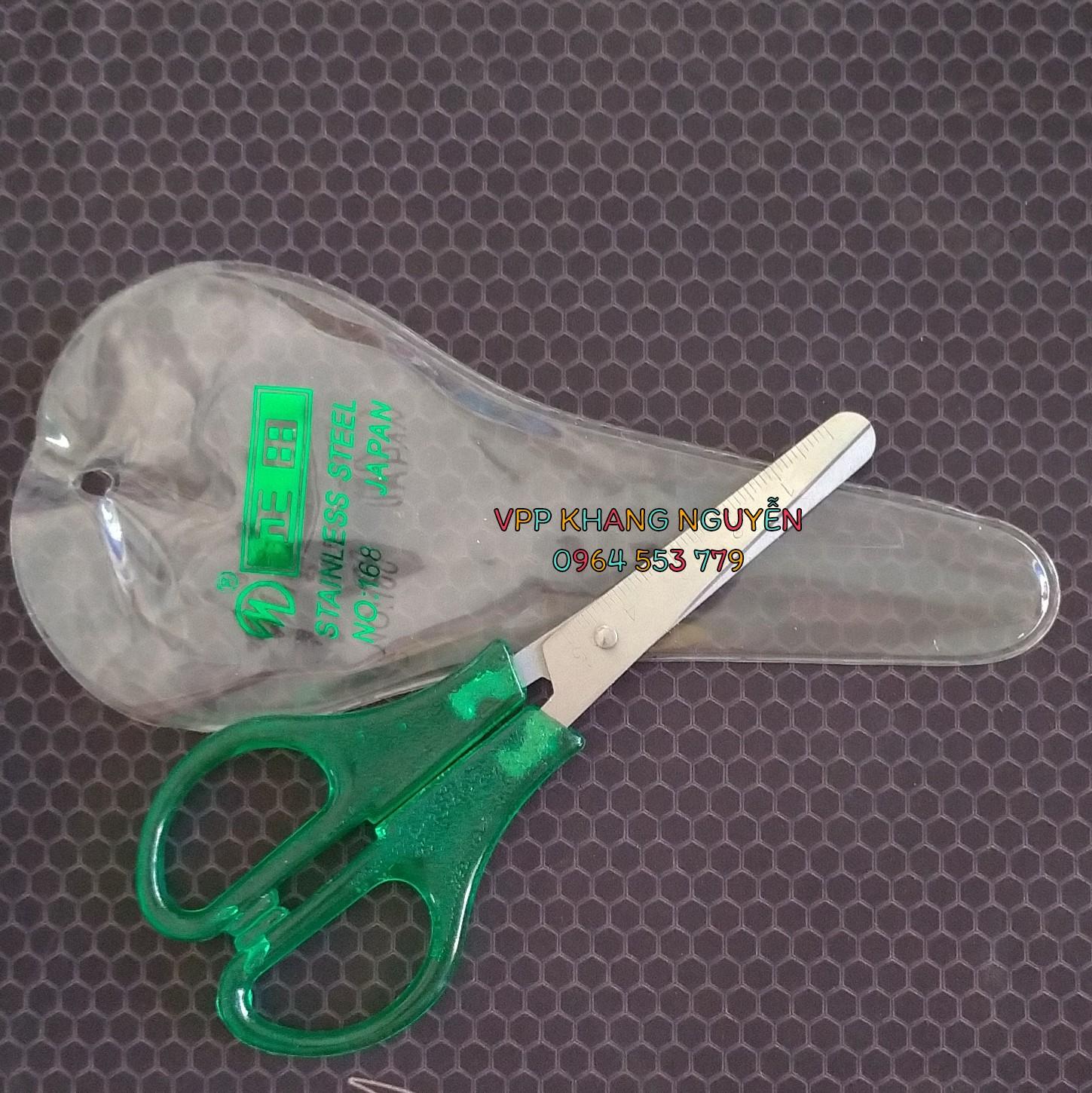 Kéo Học Sinh Cắt Thủ Công Nhỏ S-168 - Bộ 3 Cây