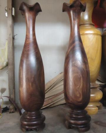 cặp Lục bình  gỗ chiu liu 40cm