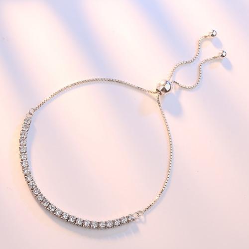 Freeship Lắc tay nữ nạm đá zircon BHLT53