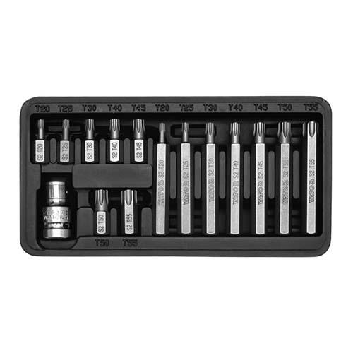 Bộ đầu tuýp mũi sao yato 15 chi tiết yt-0411