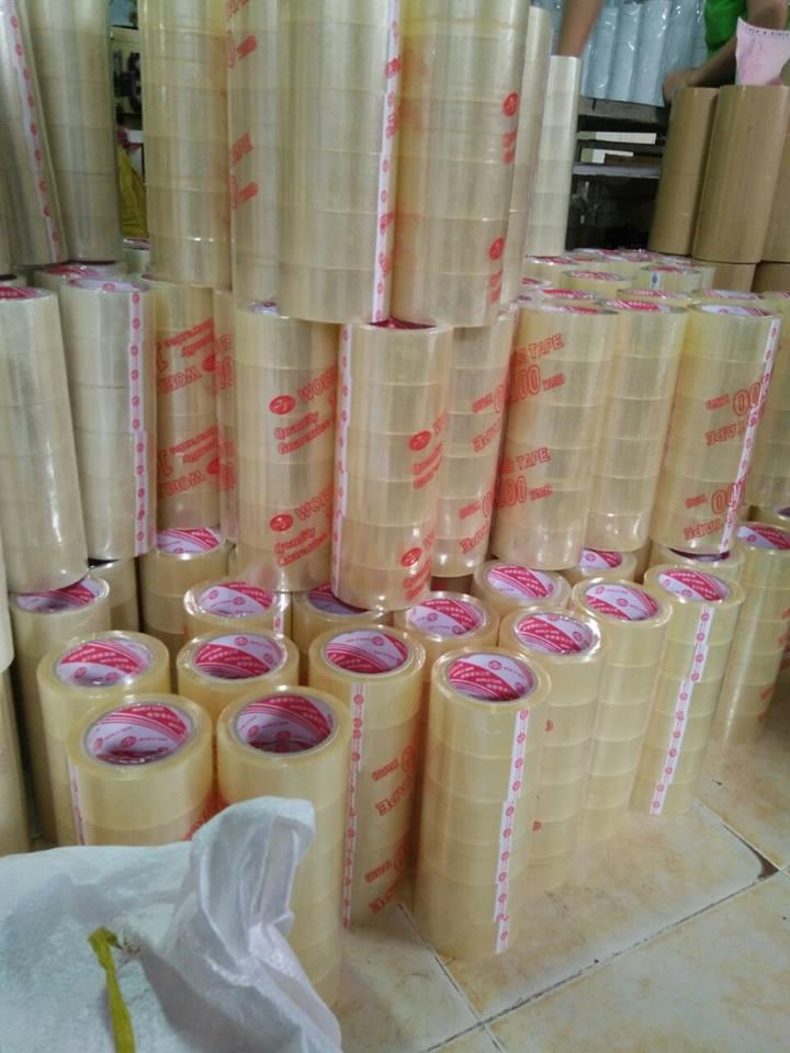 Combo 6 cuộn (1,2kg) Băng keo trong 100Yard (92met)