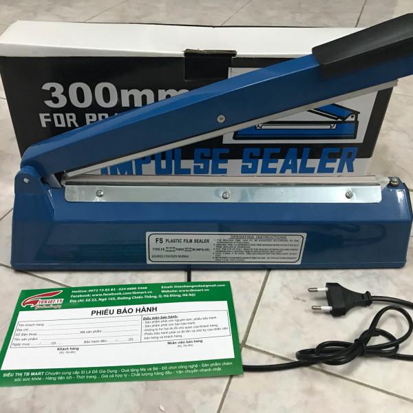 Máy ép túi ni lông, máy ép bao ni lông, máy ép ni lông mini 300mm
