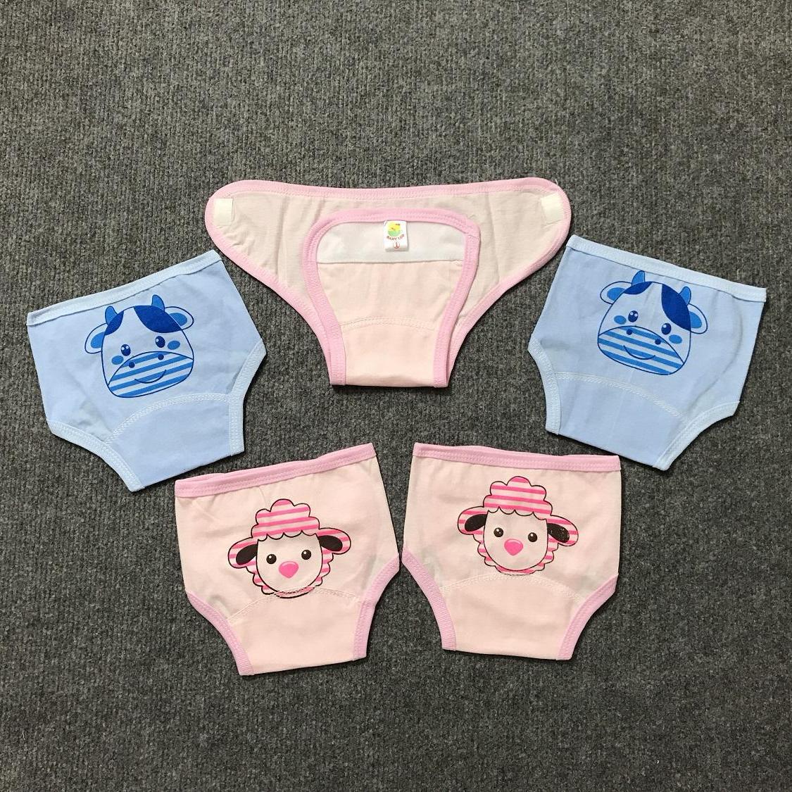 Bộ 05 Chiếc Quần đóng bỉm sơ sinh Baby Leo cho bé - Tã dán bỉm sơ sinh cho bé