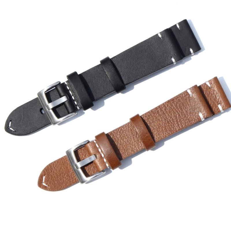  Dây da bò thật 2 mặt kiểu minimalist TIK017 