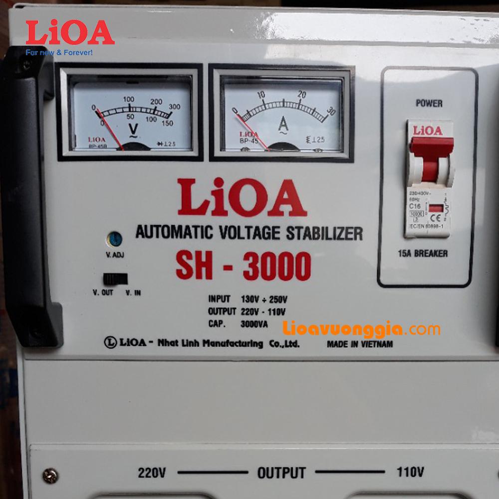 Ổn áp 1 pha LiOA 10.000VA thế hệ mới SH-10000II