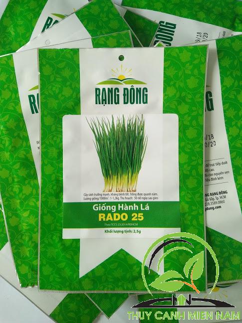 [HCM]Hạt giống hành lá RADO 25 (2.5g)
