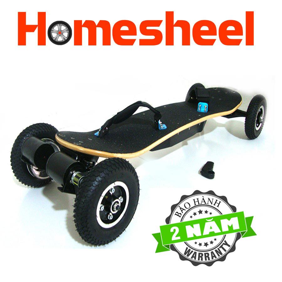 [HCM]Ván điện tốc độ cao HOMESHEEL A4 (SKATEBOARD) usa 2019_màu xám PLUS
