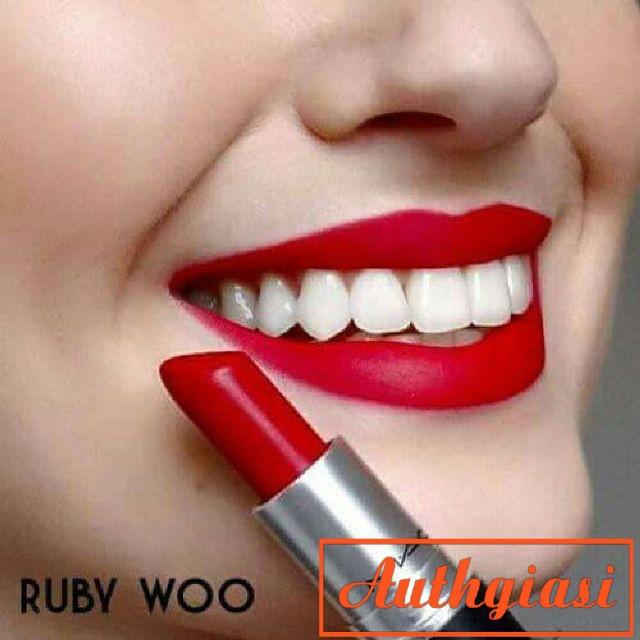 Son lì Mac Ruby Woo chính hãng màu Đỏ Ruby huyền thoại