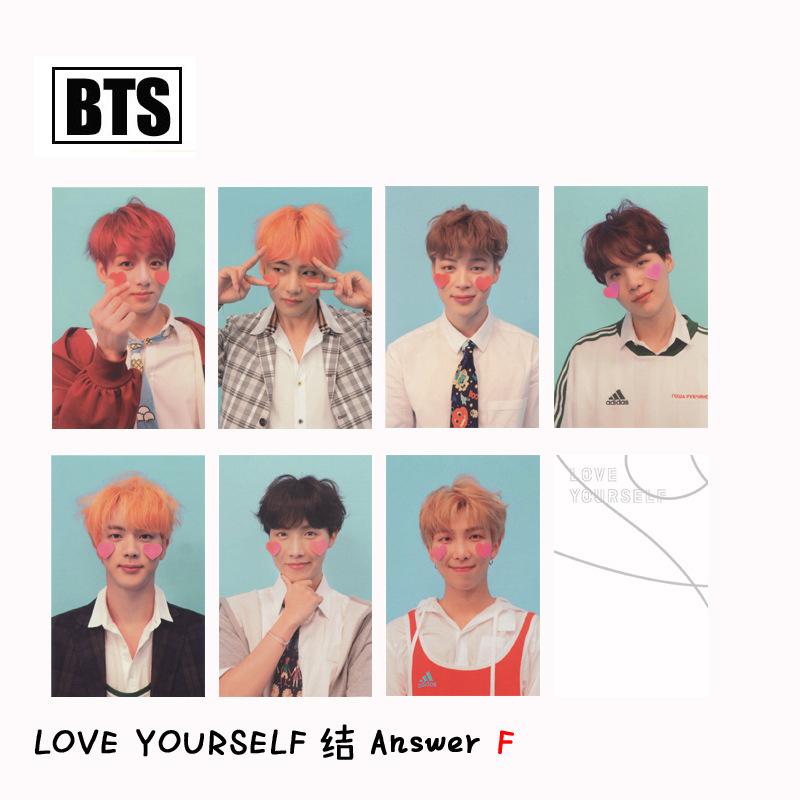 Card hình có phủ bóng BTS Love Yourself ANSWER new 2018