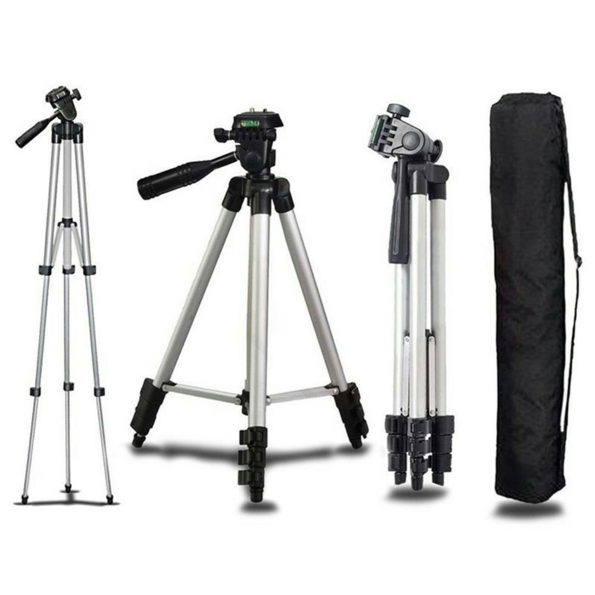Bộ 1 Tripod 3110 + 1 Giá đỡ điện thoại + 1 Remote  (Xanh lá)